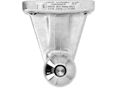 scharmüller Flanschkugel "ISO 50" Lochbild B x H 83 x 56 mm, für Traktor/PKW-Anhängekupplung, 15.701.6010-SET