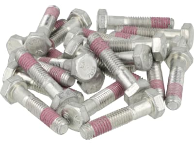 Schumacher Sechskantschraube DIN 931; ISO 4014 M 6 x 28 mit Sicherung, für Messerkopf, 25 St., 