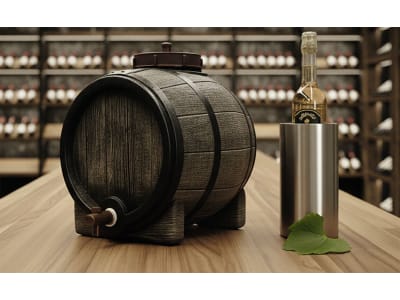 roto® Getränkefass "Barik" Holzoptik, Polyethylen