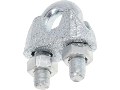 Hevi Seilklemme Metall verzinkt, DIN 741 für Stahlseil, 2 St.
