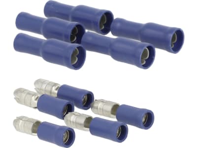 Hevi Rundstecker und Rundsteckhülsen-Sortiment 1,5 – 2,5 mm², 10 St., teilisoliert