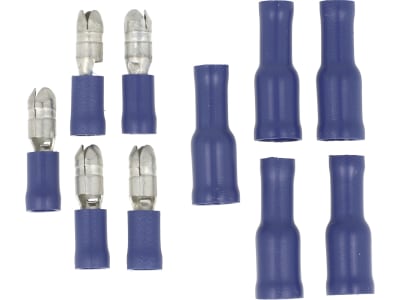 Hevi Rundstecker und Rundsteckhülsen-Sortiment 1,5 – 2,5 mm², 10 St., teilisoliert