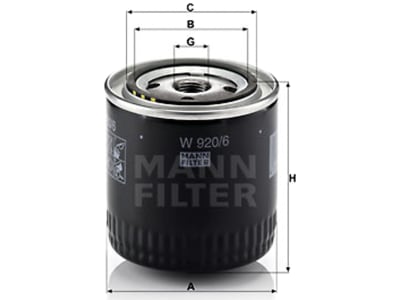 MANN Ölfilter "W 920/6"