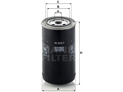 MANN Ölfilter "W 950/7"