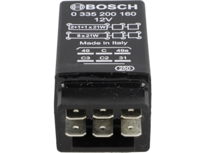 Bosch Blinkgeber 12 V, für Traktor Hürlimann, John Deere, Lamborghini, Same, Schilter, Steyr, 0 335 200 160