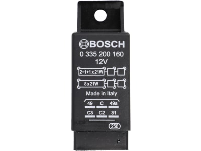 Bosch Blinkgeber 12 V, für Traktor Hürlimann, John Deere, Lamborghini, Same, Schilter, Steyr, 0 335 200 160