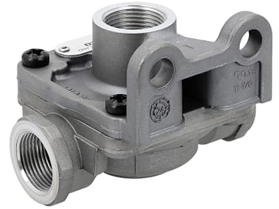 Wabco Schnellentlüftungsventil, Pneumatisch, mit ByPass, auch 2-Wegeventil, Betriebsdruck max. 12 bar, 973 500 000 0