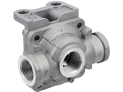 Wabco Schnellentlüftungsventil, Pneumatisch, mit ByPass, auch 2-Wegeventil, Betriebsdruck max. 12 bar, 973 500 000 0