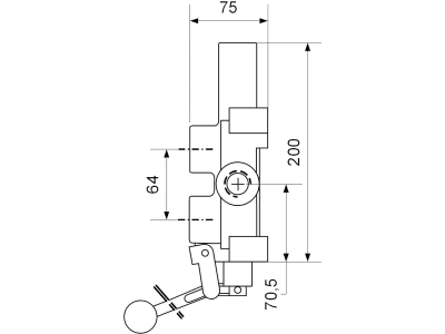 Holzspalterventil 80 l/min 250 bar