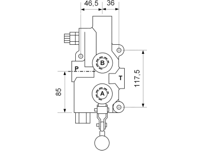 Holzspalterventil 80 l/min 250 bar Holzspalterventil 80 l/min 250 bar