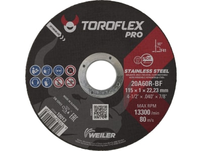 Toroflex Pro Dünntrennscheibe 115 x 22,23 mm 1 St.