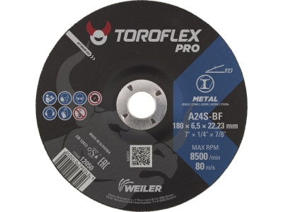 Toroflex Classic Schruppscheibe Universal A 24 S4 BF (hart)