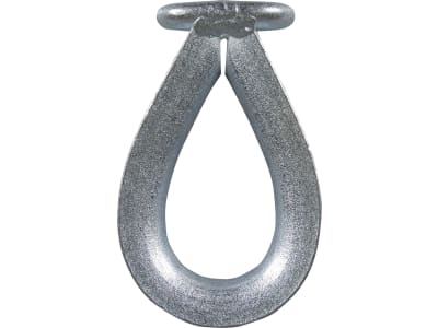 Kausche Stahl verzinkt für Spillwindenseil 9,5 – 13 mm