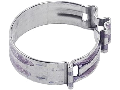 Schlauchschelle "Cobra", schraublos, Ø 19,5 mm; 21,0 mm, Breite 8 mm, violett Schlauchschelle "Cobra", schraublos, Ø 19,5 mm; 21,0 mm, Breite 8 mm, violett