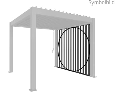 biohort® Lamellenseitenwand für Pergola