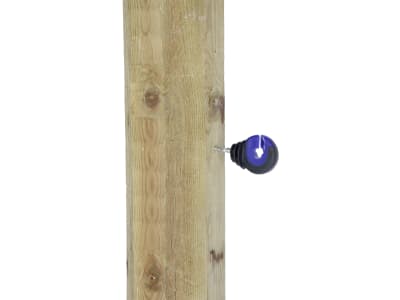Ako Ringisolator "2K EDX", Holzgewinde selbstschneidend, für Draht, Litze, Seil, Band 10 mm