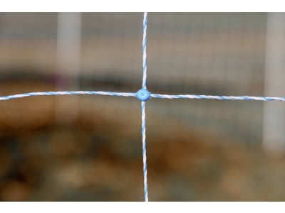 Ako Schafzaun "OviNet 170" 170 cm/25 m, blau; weiß, mit Doppelspitze, stromführend, 27986