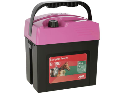 Ako Weidezaungerät "Compact Power B 180" 9 V; 12 V, pink; schwarz, 372018-PINK