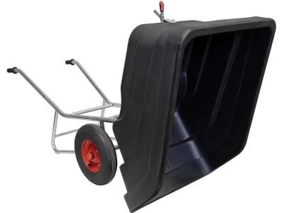 Growi® Schubkarre "Compactkarre" Mulde 300 l, PE (Polyethylen) kippbar, 15720