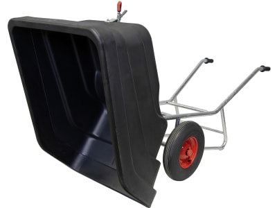 Growi® Schubkarre "Compactkarre" Mulde 300 l, PE (Polyethylen) kippbar, 15720