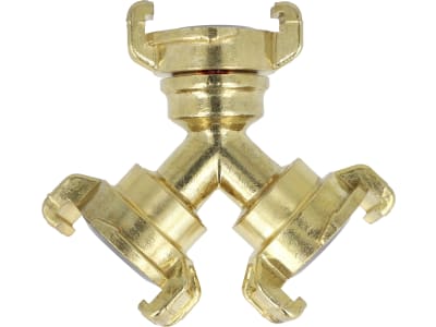 Geka® plus Abzweigstück Messing für Schläuche von 3/8" bis 1 1/2"