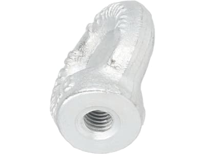 Ringmutter DIN 582, Stahl (C15 E), verzinkt; blau passiviert (A2K)