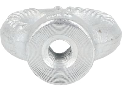 Ringmutter DIN 582, Stahl (C15 E), verzinkt; blau passiviert (A2K)