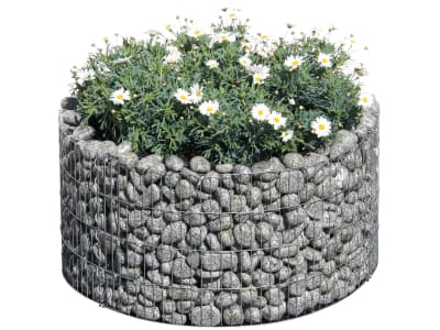 bellissa Gabionen-Hochbeet Basic rund inklusive Trennfolie 81 x 81 x 40 cm silver , Füllmenge 140 l bellissa Gabionen-Hochbeet Basic rund inklusive Trennfolie 81 x 81 x 40 cm silver , Füllmenge 140 l