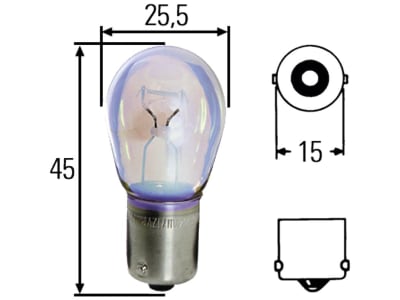 Hella® Kugellampe P21W, 24 V, 21 W, BA15s, 8GA 002 073-241 Hella® Kugellampe P21W, 24 V, 21 W, BA15s, 8GA 002 073-241