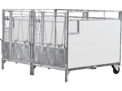 KERBL Kälberbox mit 2 Liegeplatz, B x H x T innen 207 x 163 x 118,5 cm, 14607