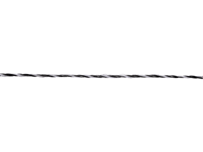 Ako Litze "PlatinumLine" 200 m, schwarz; weiß, Ø 2,5 mm, 442833