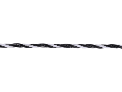 Ako Elektroseil "PlatinumLine" 6 mm/200 m, schwarz; weiß, 442837