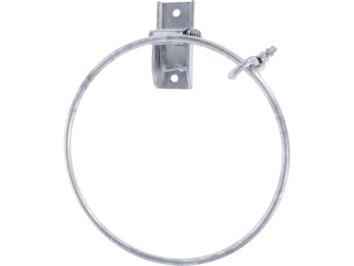KERBL Eimerhalter 280 mm, rund, zum Anschrauben, mit Auswurfsicherung, klappbar, 146041