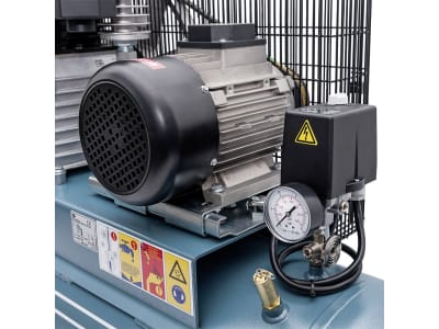 Airpress Kompressor "K 100-450" 100 l-Behälter, Abgabeleistung 238 l/min, 12 bis 14 bar, 36512-N