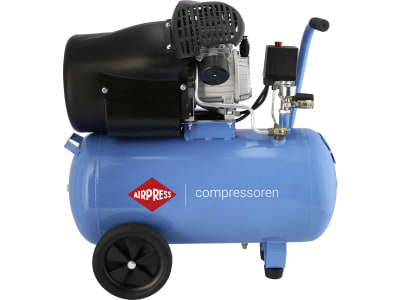 Airpress Kompressor "HL 425-50" 6 bis 8 bar, 50 l-Behälter, Abgabeleistung 260 l/min, 36843 