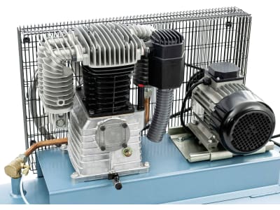 Airpress Kompressor "K 200-600" 200 l-Behälter, Abgabeleistung 268 l/min, 12 bis 14 bar, 36500-N