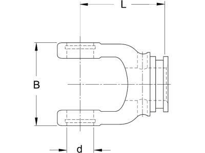 Walterscheid Profilgabel "RG P" P Baugröße 500, Profil S4, 1125356