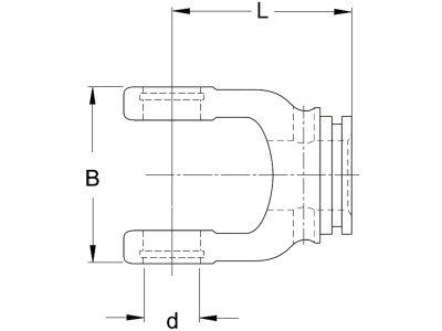 Walterscheid Profilgabel "RG" W Baugröße 2600, Profil S5, 1320701