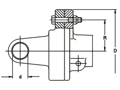 Walterscheid Scherbolzenkupplung "KB61/20", W 2300, 1 3/8" 6, d 27 mm, Auslösekraft 1.730 Nm, Verschluss Schiebestiftverschluss, 1333915