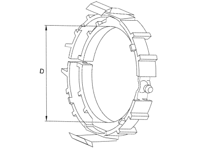 Walterscheid Gleitring "PG20" P; PW80°, 300; 400; 500; 480; 580 Schutz PG 20; SPGF 20, 1117229