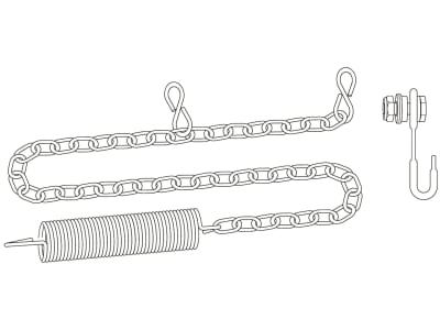 Walterscheid Kettensatz, 1.113 mm, für Sabilisatoren mechanisch ASST-B, 1201029