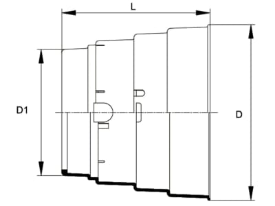 Walterscheid Schutztrichter "SD15/25" WW80° 2280; 2380, 202 x 172 mm, 1365715