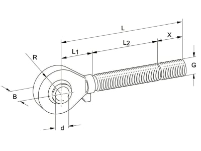 Walterscheid Oberlenkerspindel Kat. 3, mit Kugelgelenk, L 240 mm, d 25,4 mm, M 36 x 3, für Oberlenker Fendt, 1309679