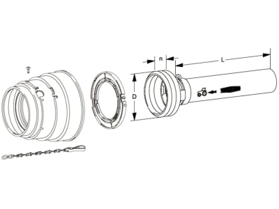 Walterscheid Schutzhälfte "SCH25" WW80° 2580, innen, 1.000 mm, 4 Rippen, 1106721