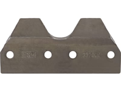 ESM Führungsleiste 4 x Bohrung, für Universalmähbalken mit flacher, glatter und schmaler Klinge Agria, ESM, Iseki, 332 0040