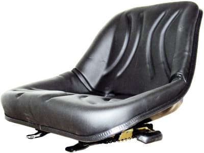 Staplersitz "VS 4" gerade, ungefedert, ohne Sitzkontaktschalter, PVC-Kunstleder, schwarz Staplersitz "VS 4" gerade, ungefedert, ohne Sitzkontaktschalter, PVC-Kunstleder, schwarz