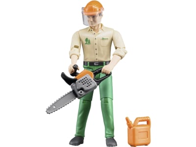 Bruder® Arbeitermodell "Forstarbeiter mit Zubehör", 60030 Bruder® Arbeitermodell "Forstarbeiter mit Zubehör", 60030