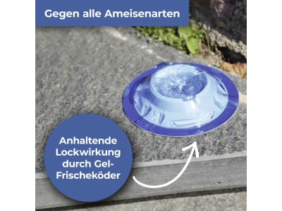 Protect Home Ameisenköder "FormineX" gegen Ameisen auf Terrassen, Balkonen, Wegen, 84400105