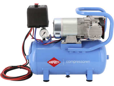 Airpress Kompressor "DC 12-180/15" 15 l-Behälter, Abgabeleistung 144 l/min, 10 bar, 36587