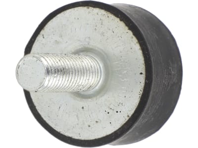 Gummi-Metall-Puffer 30 x 15 mm, M 8 AG, doppelt, für Kühler von Fendt Farmer 100, 5 S, Plattform von Xylon